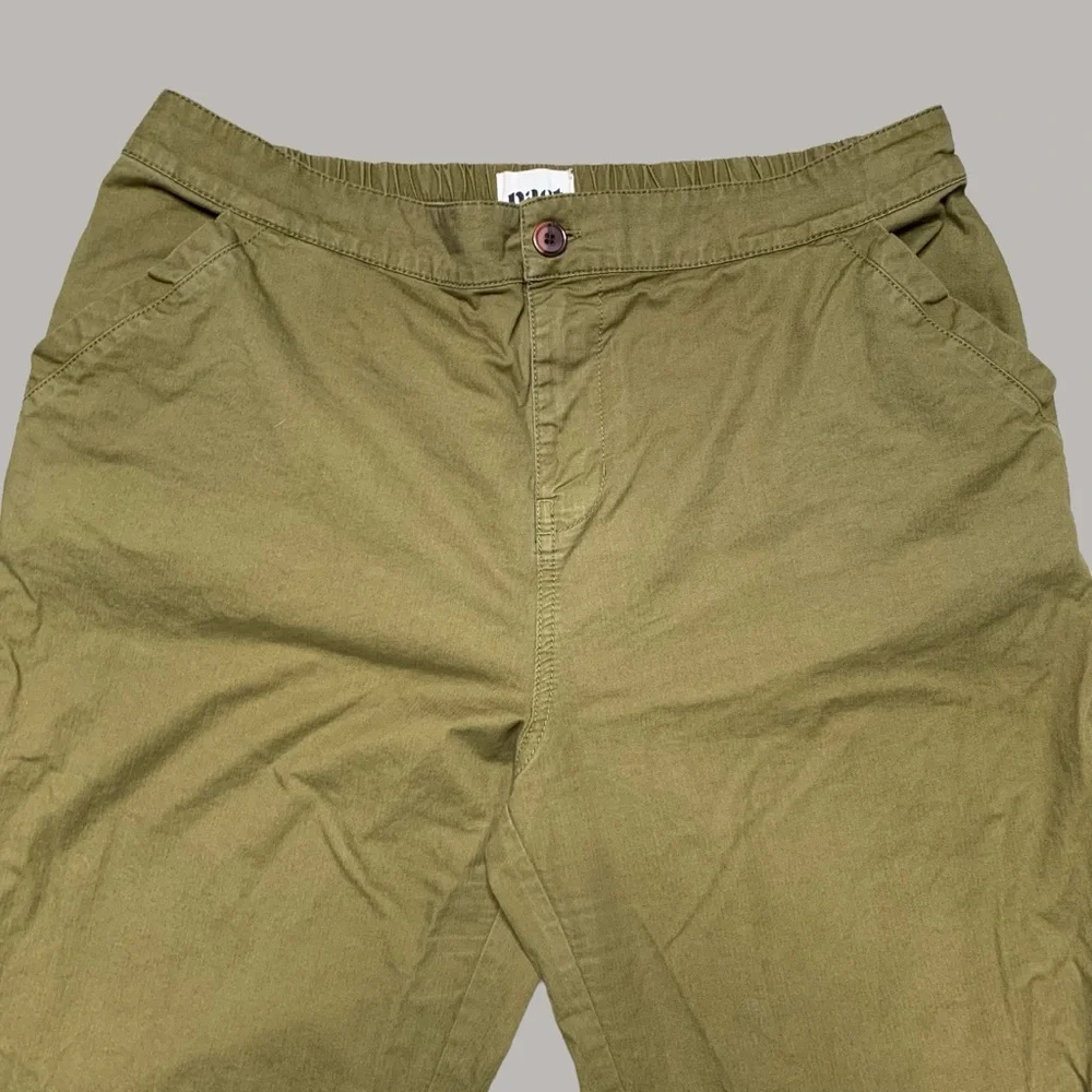 Pact Olive Green Women's Pants - Picture 2 of 9